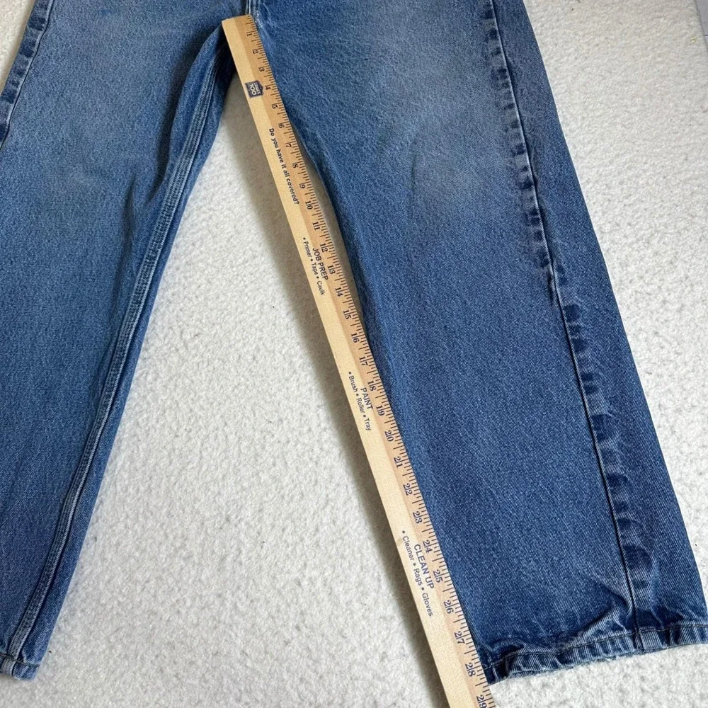 Carhartt B480 DVB Traditional Fit Mens Blue Denim Jeans Streetwear‎ 40x30 FLAWED